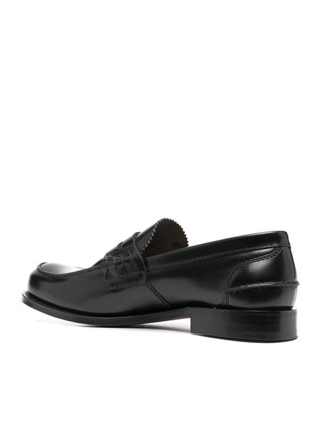 Leather loafers