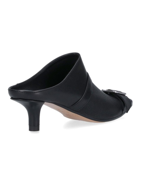 Mules with buckle