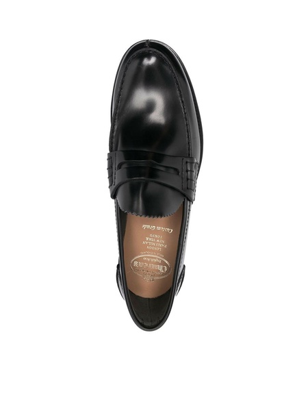Leather loafers