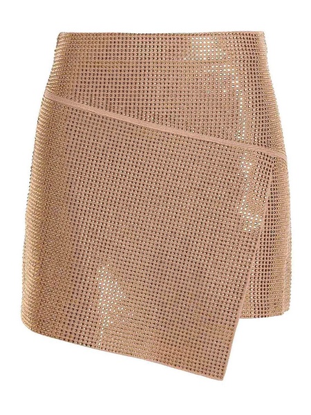 Sequined knitted skirt