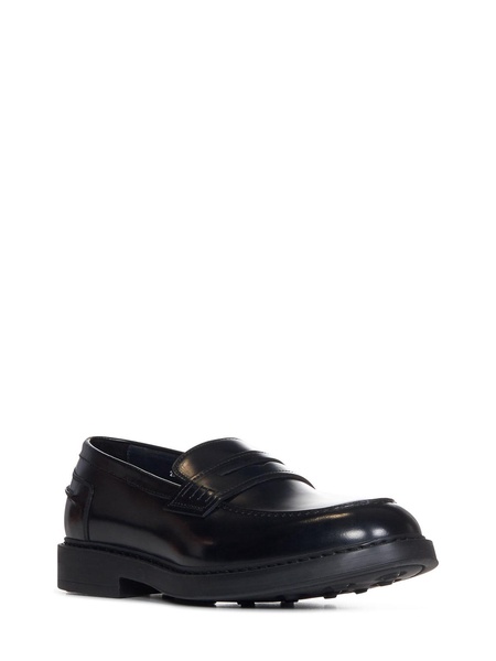 Shiny Black Patent Penny Loafers