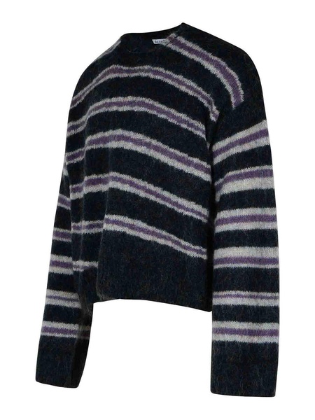 Grey Nylon Blend Sweater