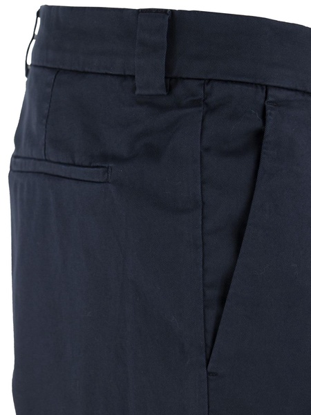 Garment-dyed Pima cotton trousers