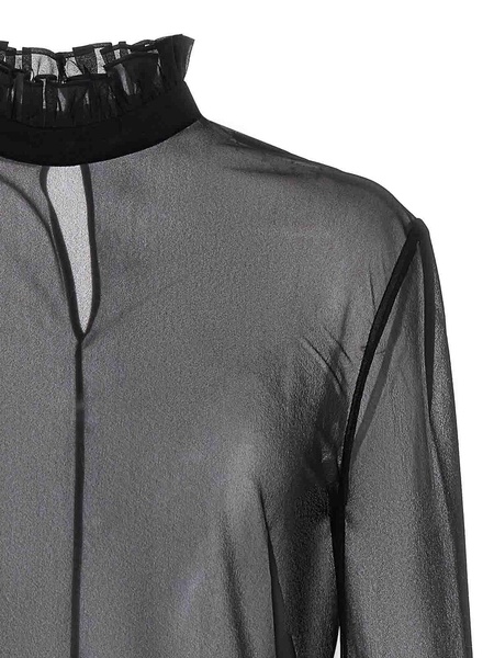 Techno chiffon blouse