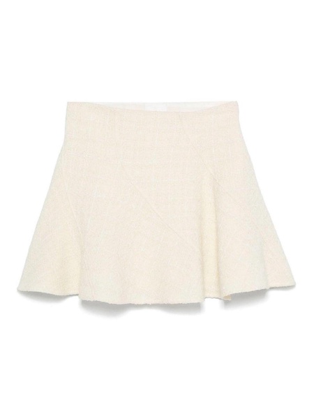 Wool Ruffled Skirt