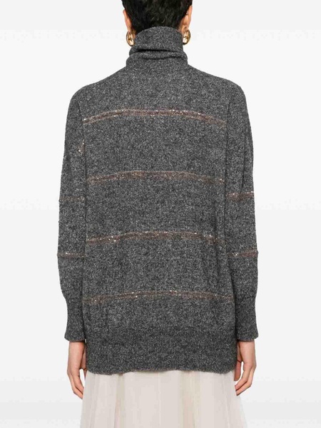 Wool Turtle-Neck Sweater
