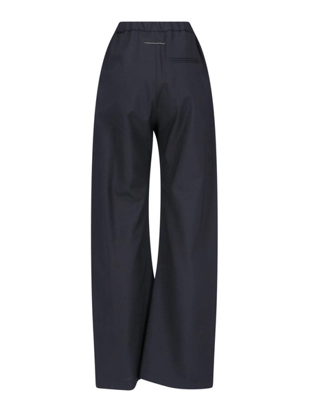 Straight pants in wool