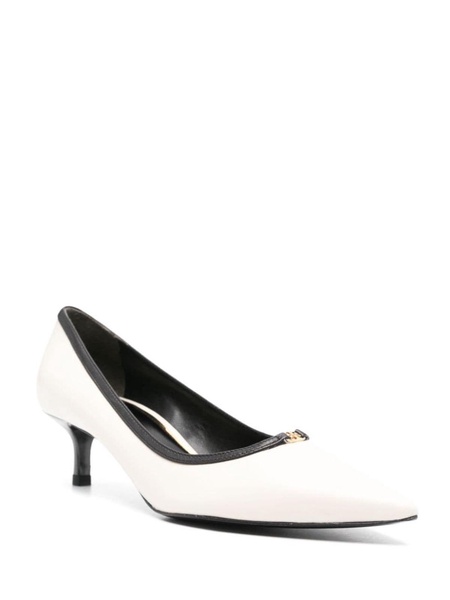 Leather pumps