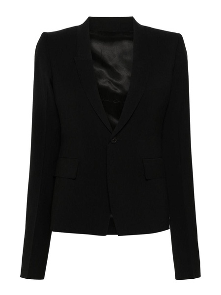 Wool Single-Breasted Blazer