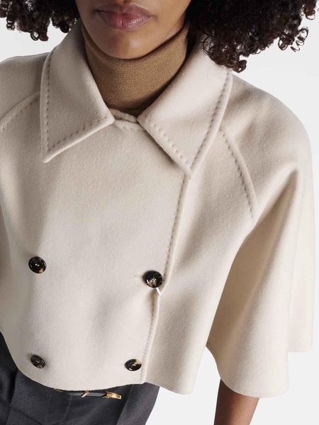 Volume Wool And Cashmere Cape