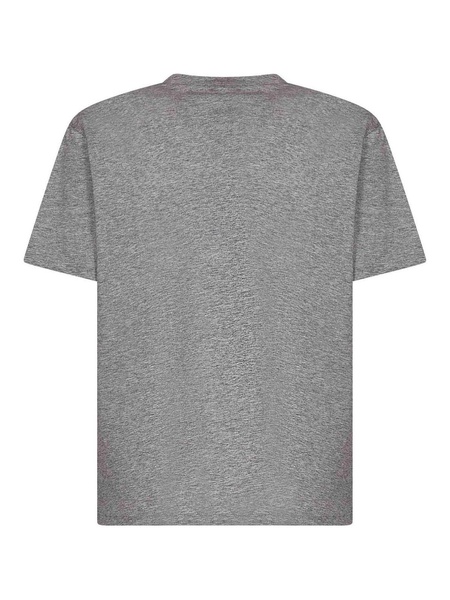 Gray Organic Cotton Jersey Crewneck T-Shirt