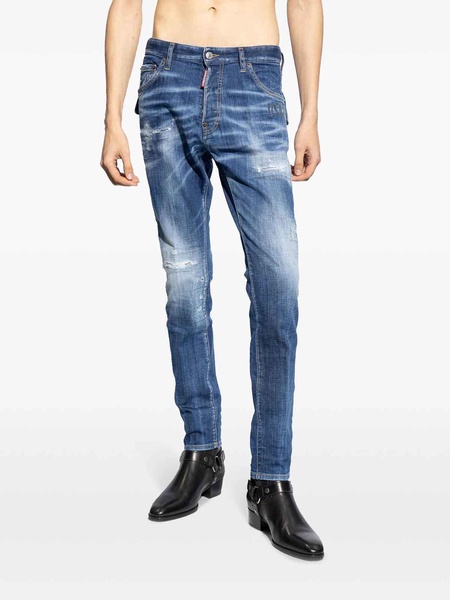 Distressed Regular-Fit Jeans