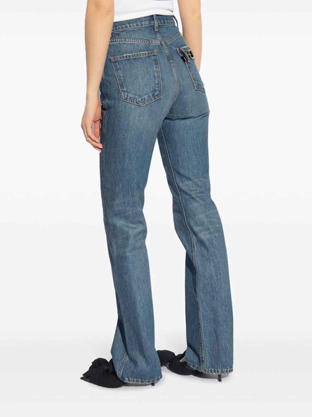 Straight leg jeans