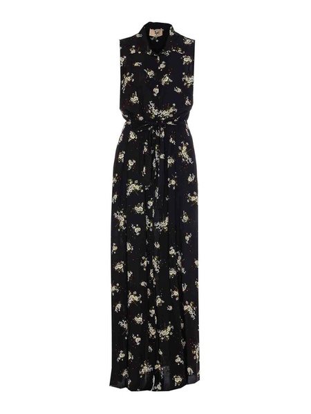 Poppy Black Chemisier Violet Dress
