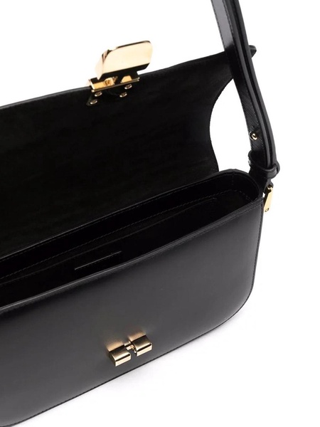 Sac Grace bag in smooth leather and clasp