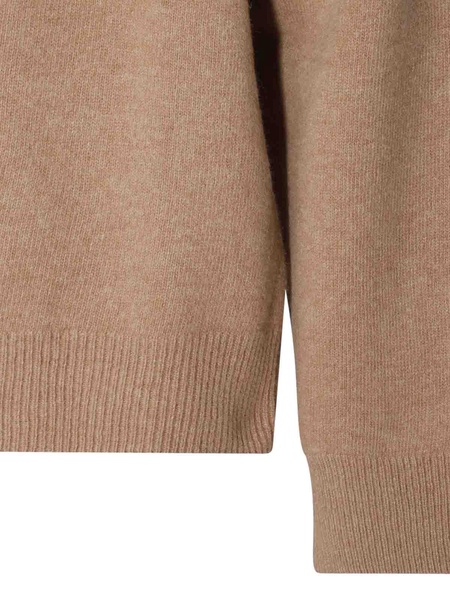 Beige Wool Crewneck