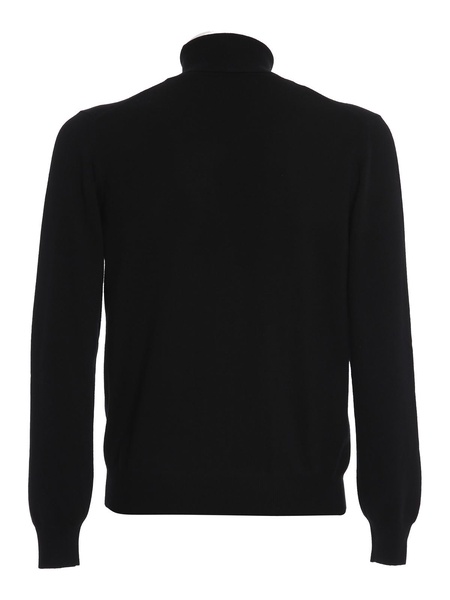 Worsted wool turtleneck