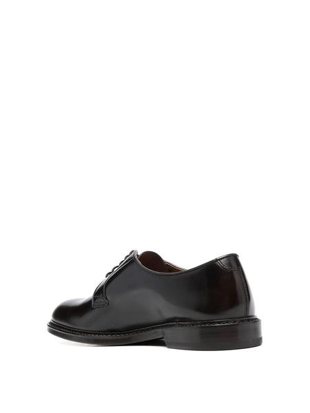Derby leather loafers