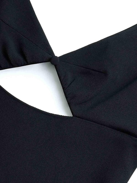 paris cut-out detail mini dress