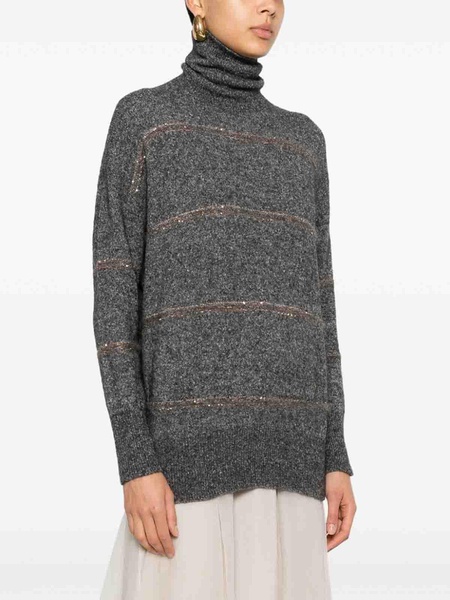 Wool Turtle-Neck Sweater