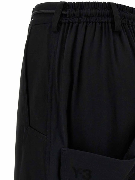 Rayon Twill Wide Pants