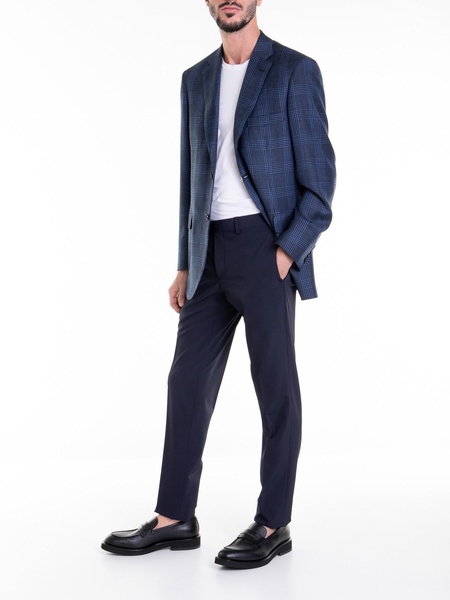 Blue wool jacket