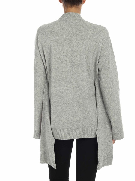 Melange light grey pullover