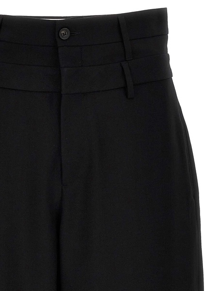 double belted pants