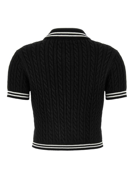 Braided Polo Shirt