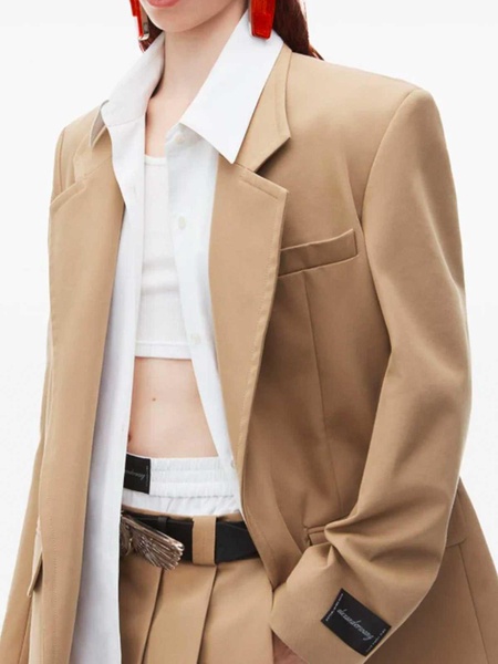 Cotton blend blazer