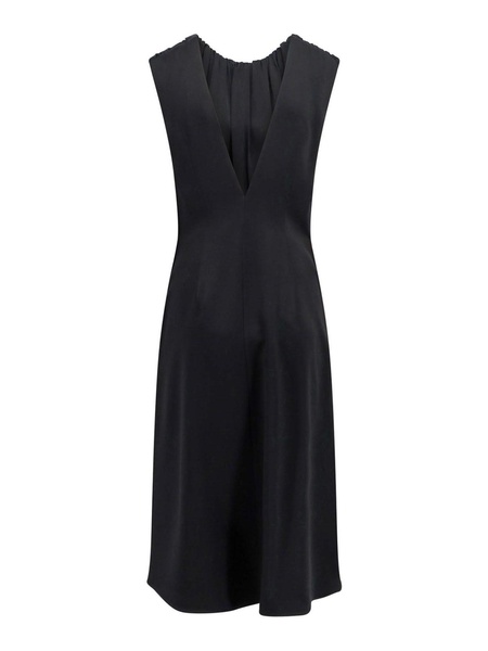 Sleeveless Satin Dress