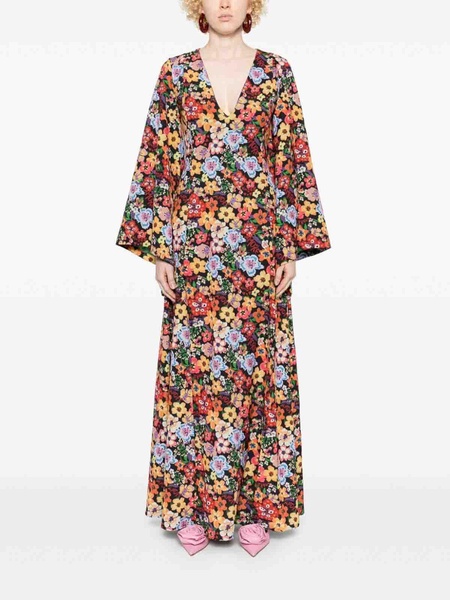 Floral-Print Maxi Dress