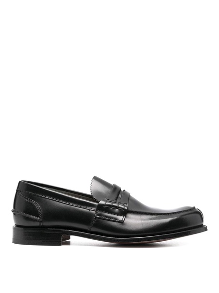 Leather loafers