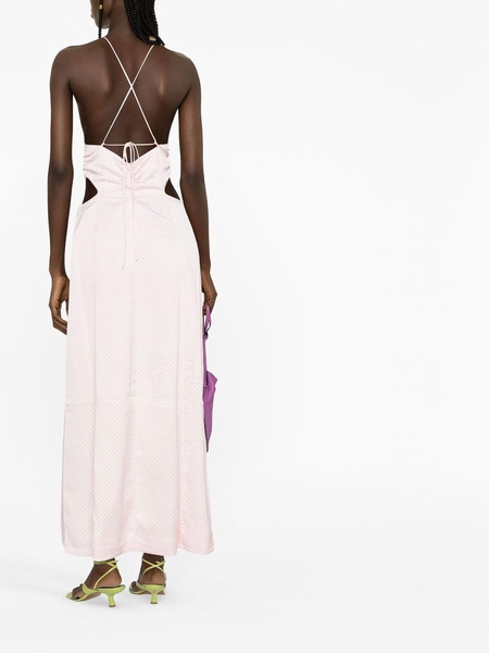 Halterneck long dress