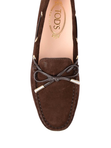 Heaven lace detail nubuck loafers