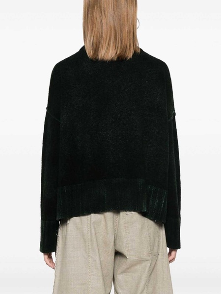 Wool Adn Cashmere Blend Crewneck Sweater
