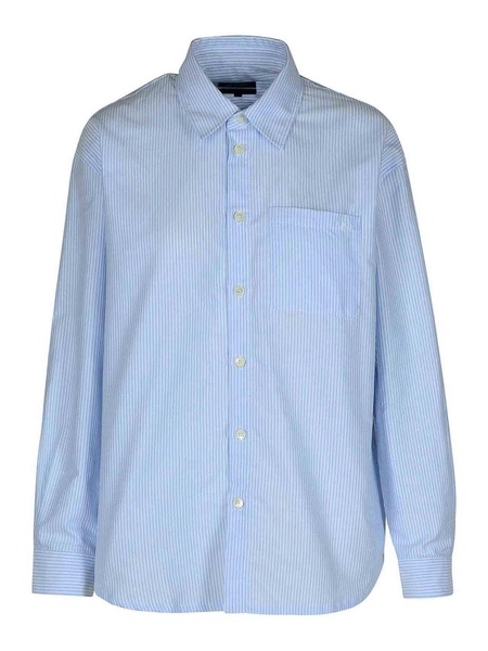Boyfriend Light Blue Cotton Shirt