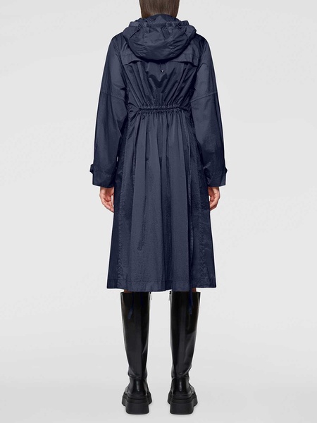 Navy Blue Long Parka