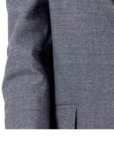 Single-breasted jacket in gray