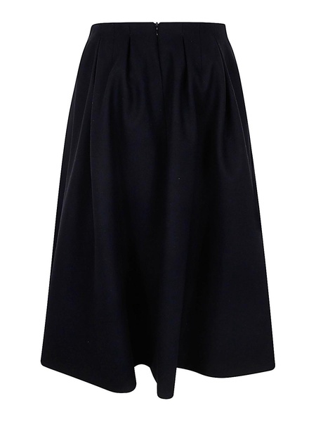 Mid Length Volume Pleated Skirt