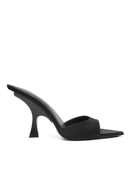 Satin Ester Mules 95Mm Ra