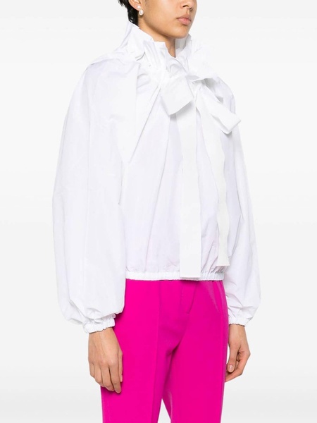 Blouse with ruffles