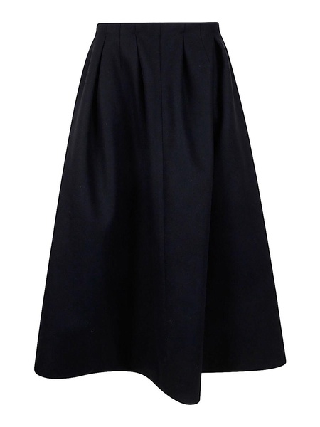 Mid Length Volume Pleated Skirt