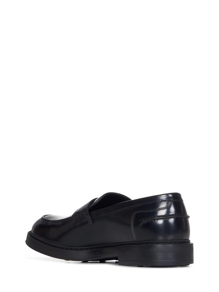 Shiny Black Patent Penny Loafers