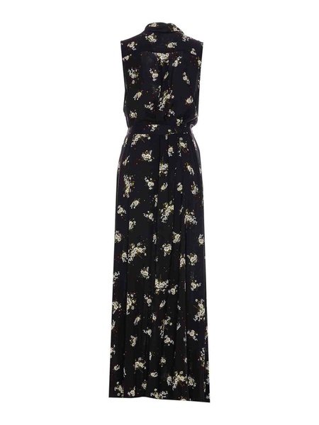 Poppy Black Chemisier Violet Dress