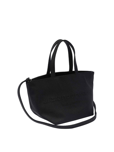 Small Logo Punch Tote Bag