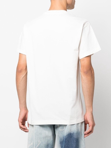 Embroidered-logo detail T-shirt