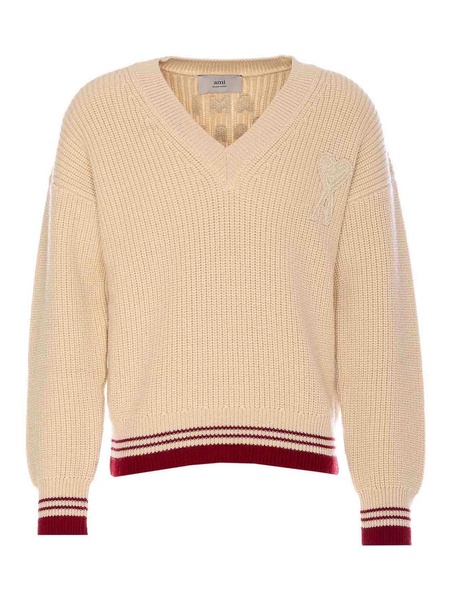 Ami Paris Ribbed Sweater