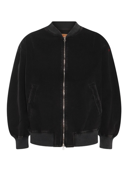 Black Cotton Denim Jacket