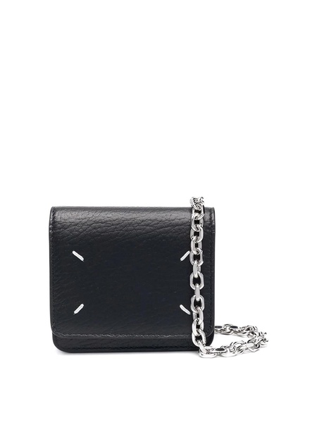 Four stitch chain-link wallet